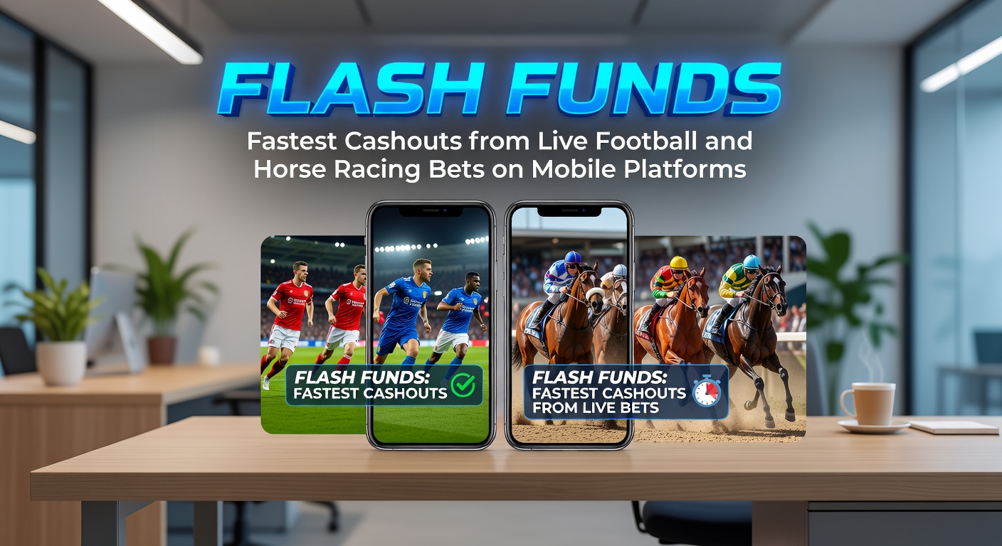 Horse racing live bet interface on smartphone with active cashout button